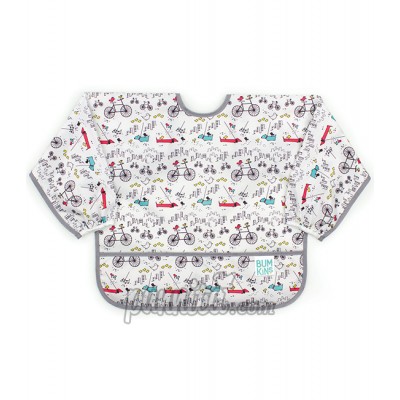 Bumkins ผ้ากันเปื้อนเด็ก รุ่น Sleeved Bib ลาย Urban Bird